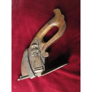 Beautiful Carved Carpenter Adze From The 18th Century