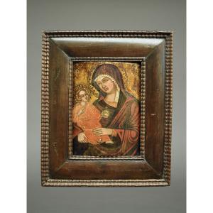 Icon Icon Icon Virgin And Child Greek Italian 18th Century