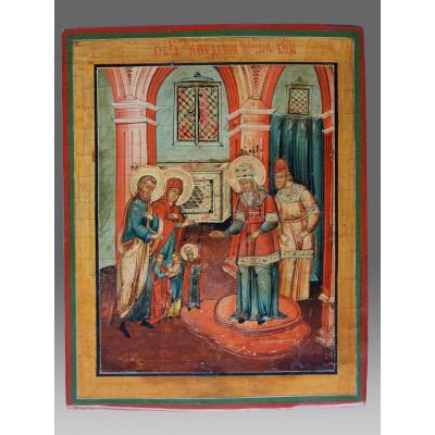 Icon Introduction Of The Virgin In The Temple