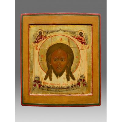 Icon Mandylion Christi Around 1800 -icon Icone Ikone