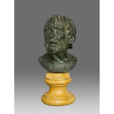 Bust Seneca Seneca Italy 19th Century