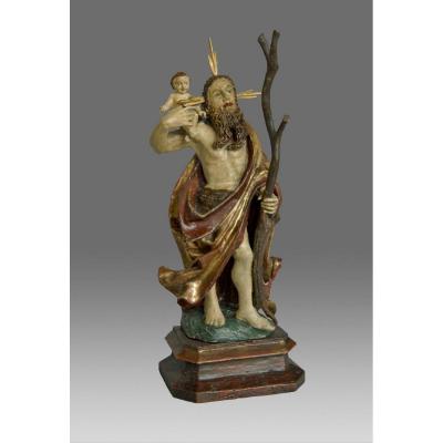 Saint Christopher Tyrol End Of 17th Century