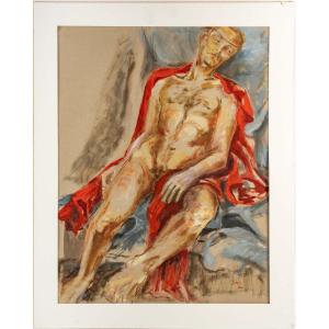 Painting On Luez Paper, 20th Century