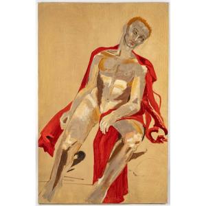 Painting Of Man, XXth Century