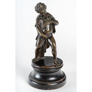 XIXth Century Bronze Sculpture In Louis XV Style
