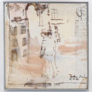 Oil On Canvas By Jochen Michaelis, Born In 1938