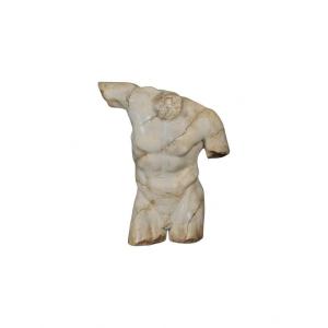 Beautiful Antique Warrior Bust In Roman Taste, 20th Century.