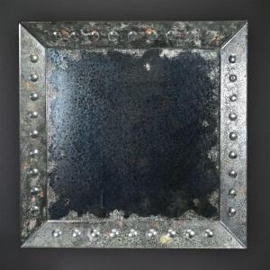 Art Deco Style Eglomisé Mirror, 21st Century.
