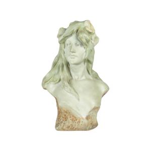 Art Nouveau Terracotta Sculptures, 1900.