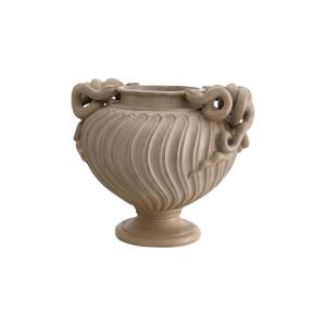 Vase, Large Terracotta Pot In The Style Of Ancient Rome, 21st Century.
