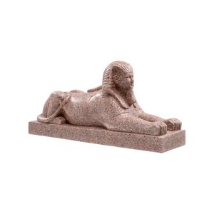 Granite Sculpture Of A Sphinx, In The Style Of Ancient Egypt, 20th Century.
