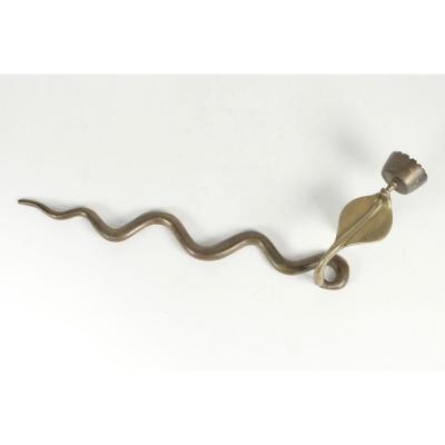 Cobra Sconce Bronze, Year 1960.