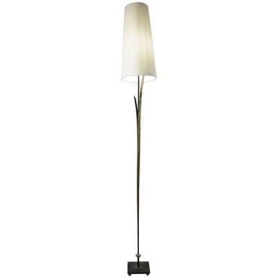 Tall Floor Lamps From The 1980s In Painted Gold Metal
