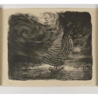 Original Clayette Lithograph