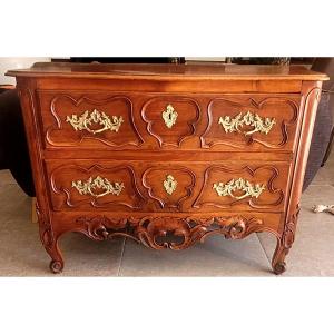 Louis XV Provençal Saute Chest Of Drawers