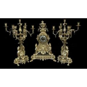 Napoleon III Fireplace Set