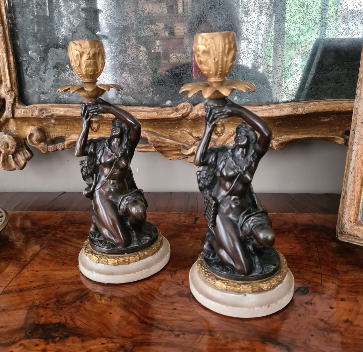 Paio di candelieri Francia, fine del XVIII secolo inizio XIX secolo -photo-1