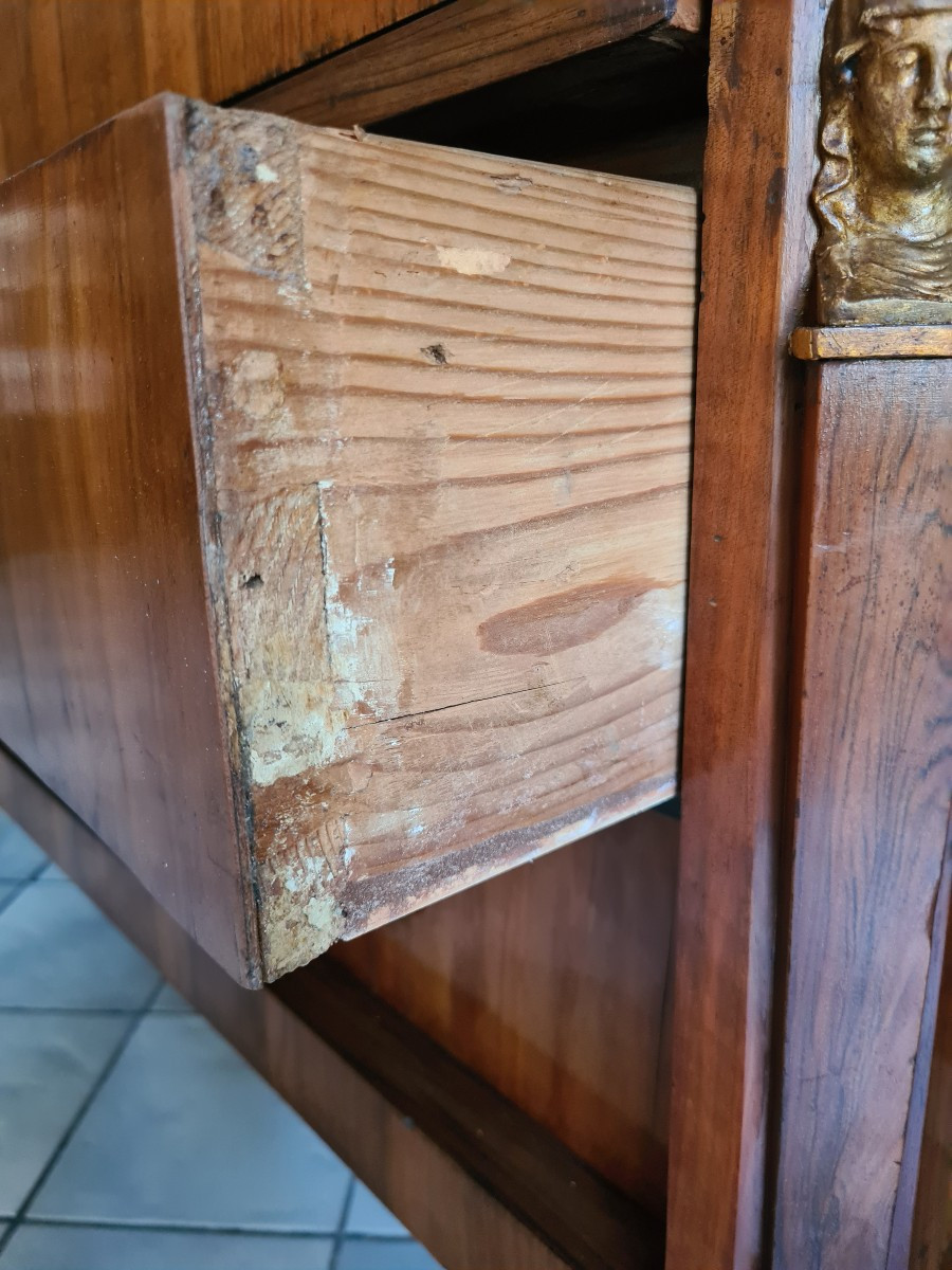 Coppia di commodes à vantaux Toscana inizio del XIX secolo -photo-3