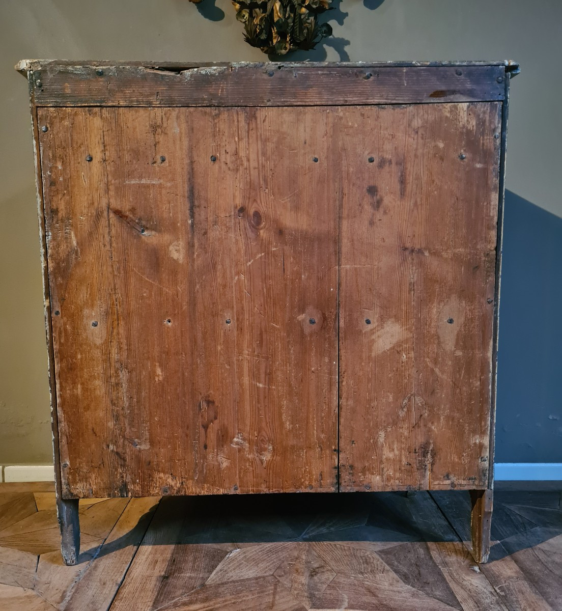Piccolo cassettone mosso laccato Genova XVIII secolo -photo-3