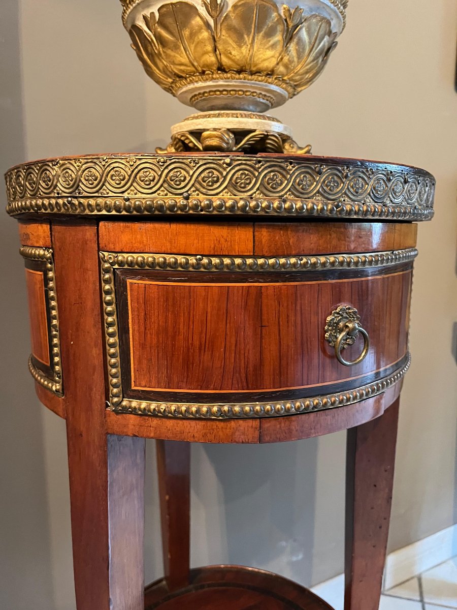 Piccolo Guéridon Luigi XVI-photo-3