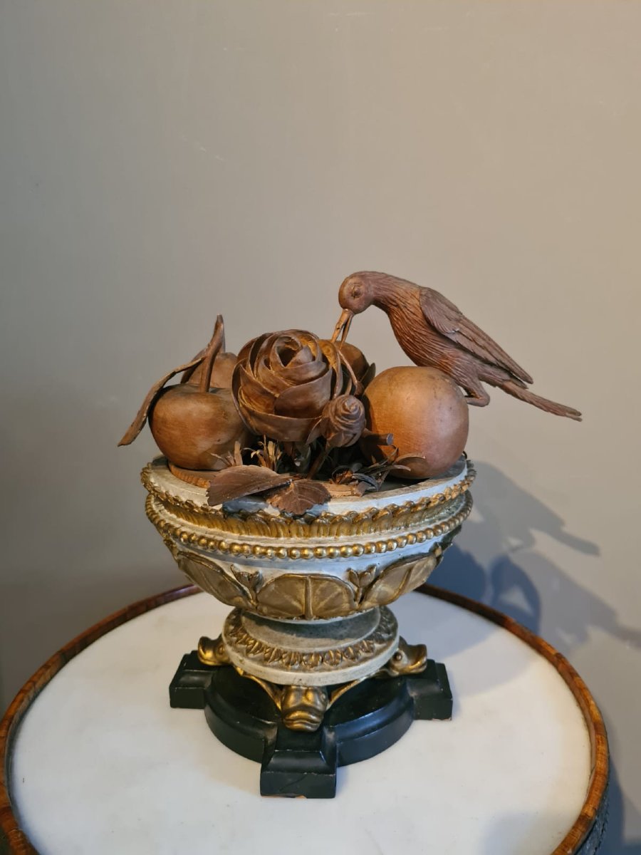 Importante Coppa, Piemonte, fine del XVIII sec.-photo-2