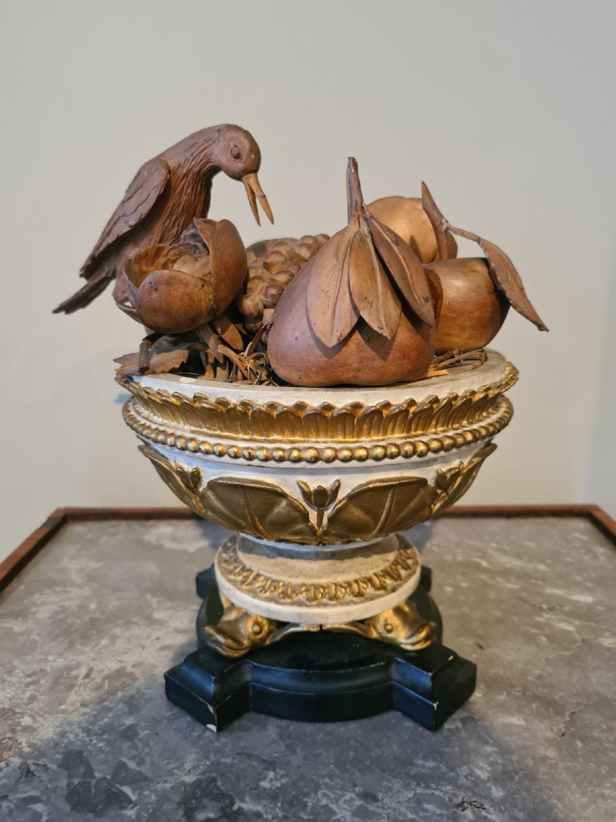 Importante Coppa, Piemonte, fine del XVIII sec.-photo-2