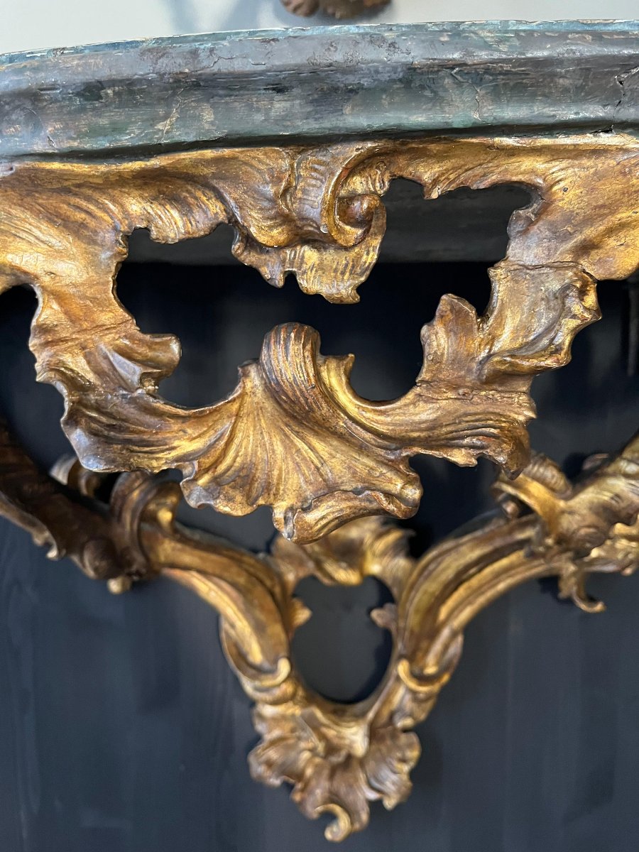 Piccola Console a goccia Luigi XV (XVIII secolo)-photo-1