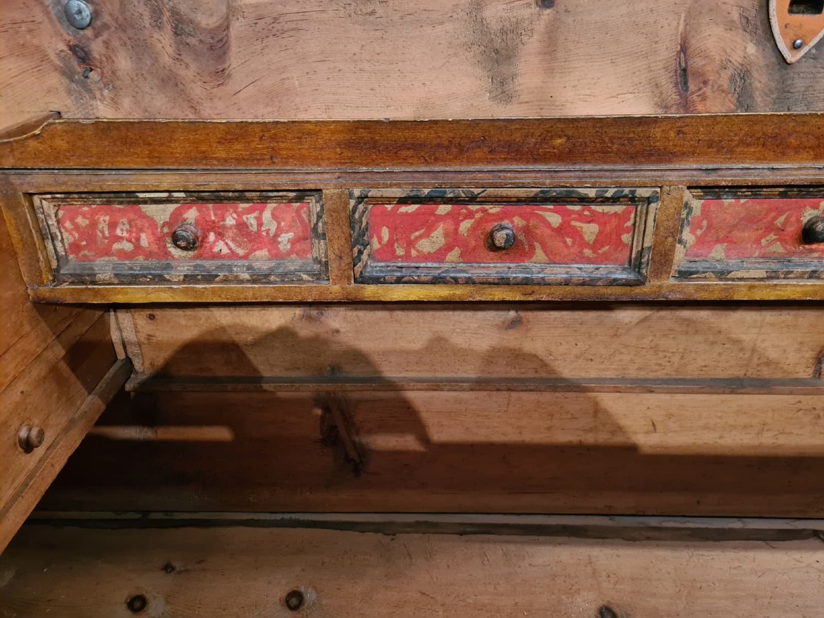 Cassapanca nuziale, XVIII secolo-photo-3