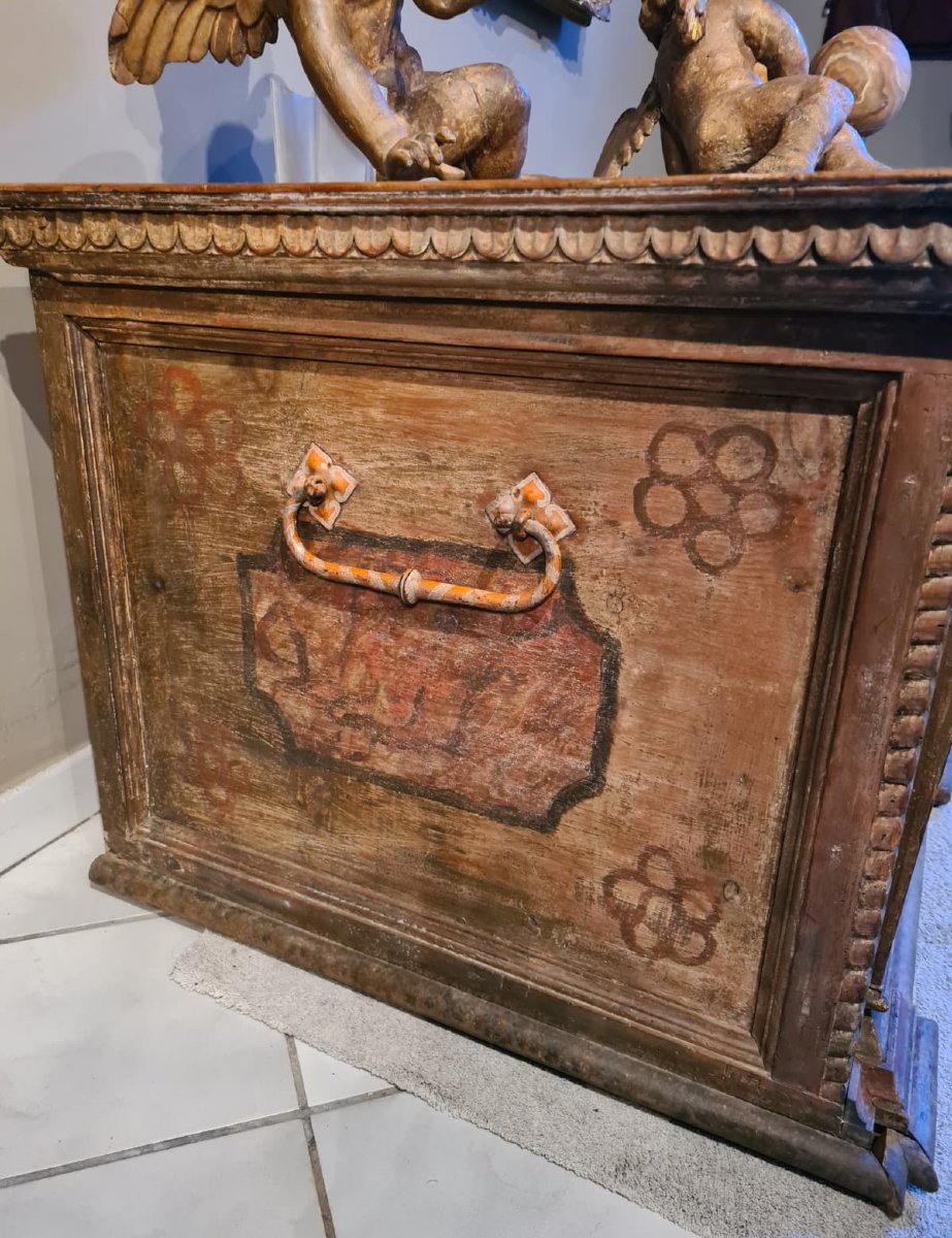 Cassapanca nuziale, XVIII secolo-photo-3