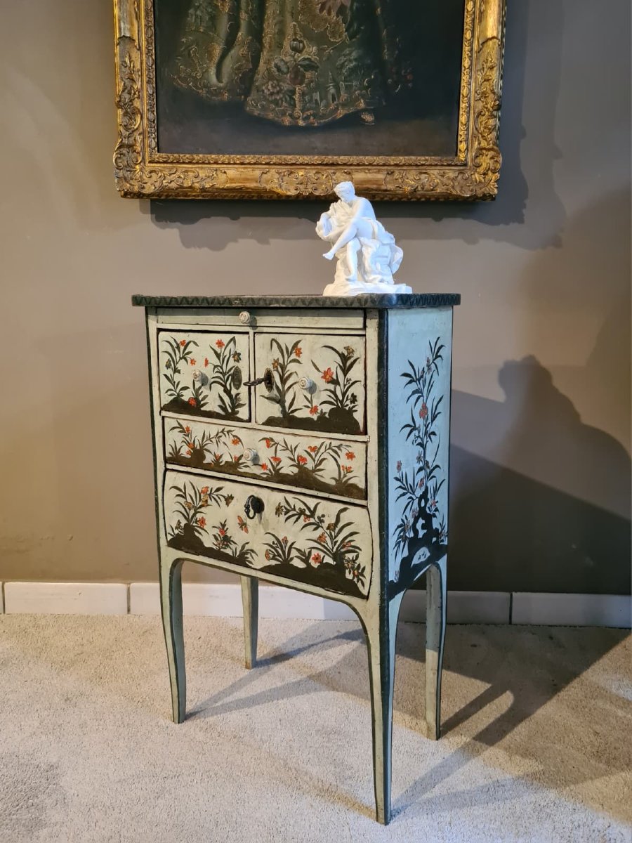 Tavolino da centro Luigi XV Laccato-photo-2