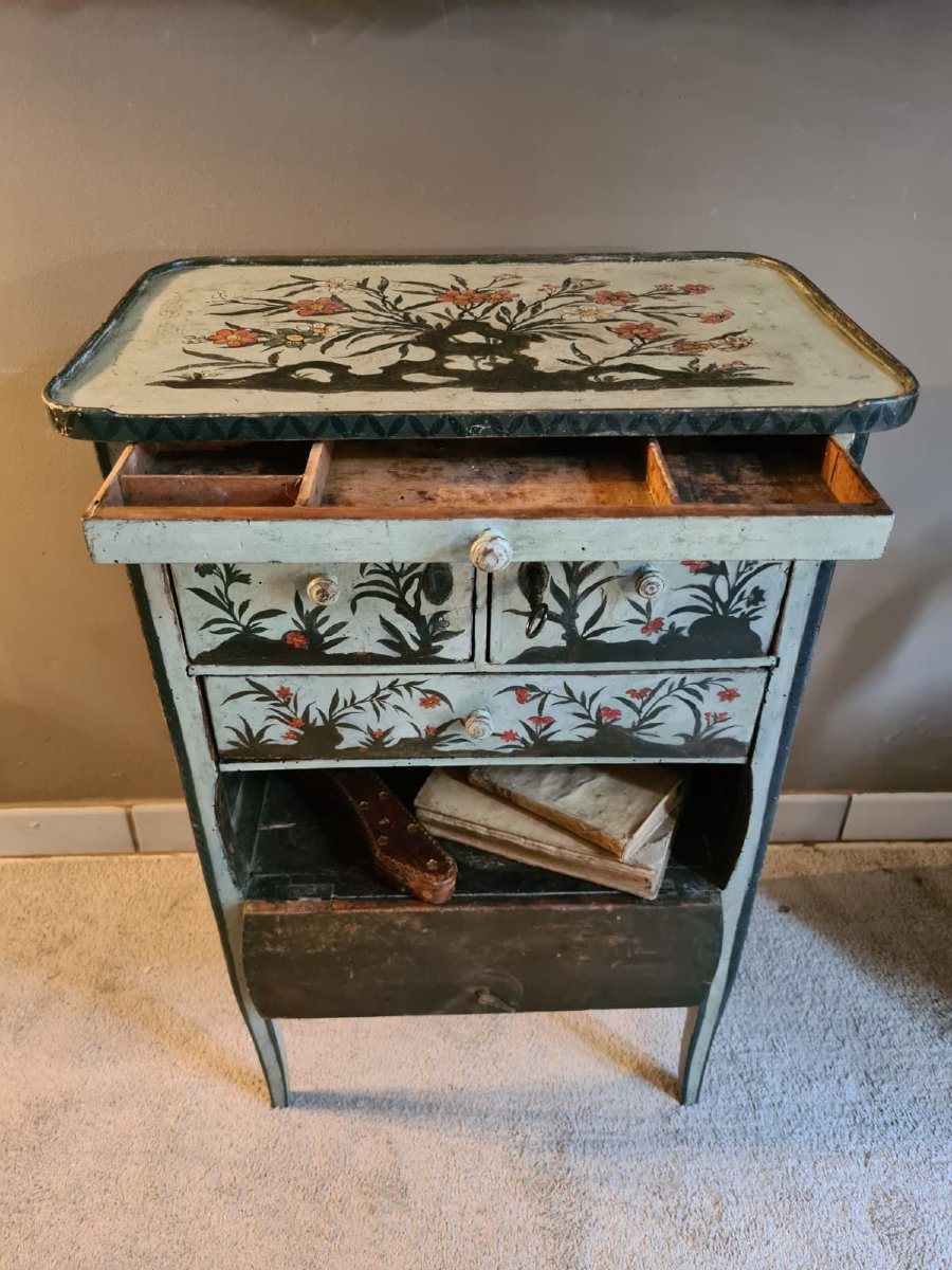 Tavolino da centro Luigi XV Laccato-photo-4