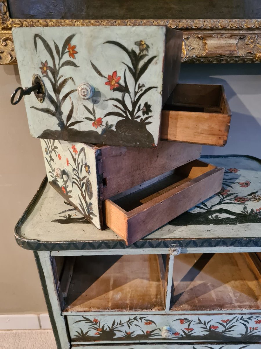 Tavolino da centro Luigi XV Laccato-photo-5