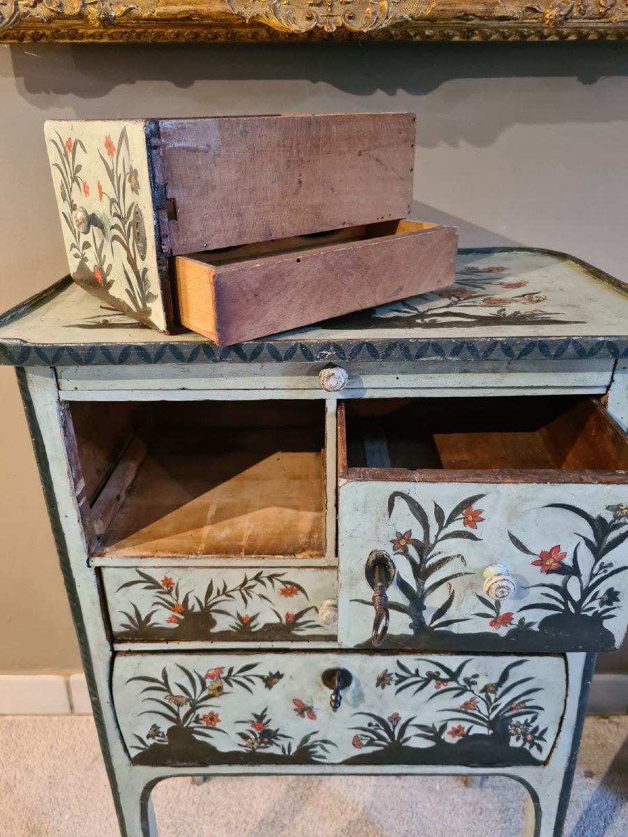 Tavolino da centro Luigi XV Laccato-photo-6