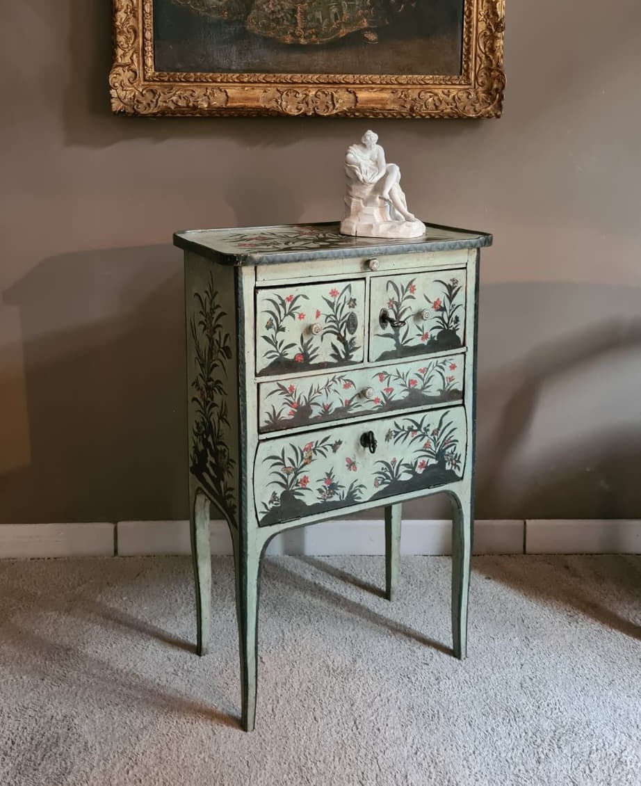 Tavolino da centro Luigi XV Laccato