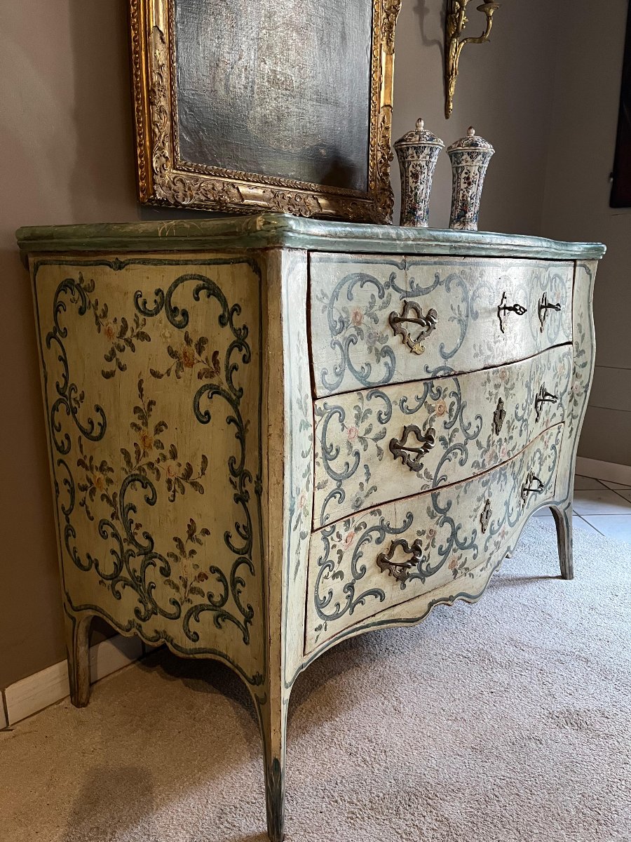 Comò barocco genovese in stile Luigi XV-photo-1