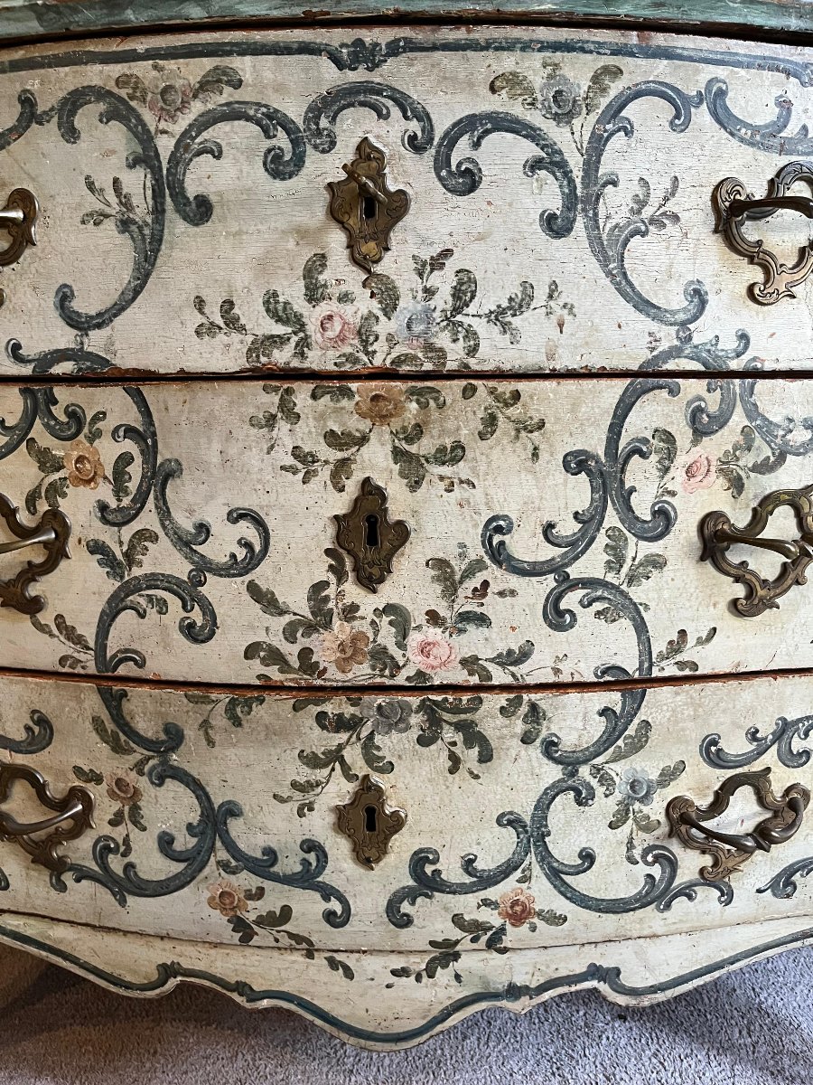 Comò barocco genovese in stile Luigi XV-photo-3