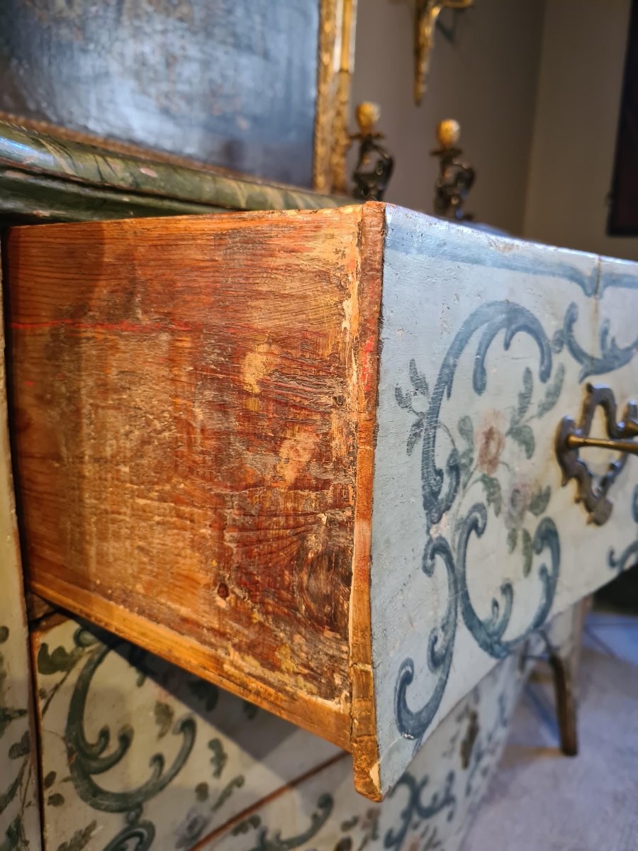 Comò barocco genovese in stile Luigi XV-photo-5