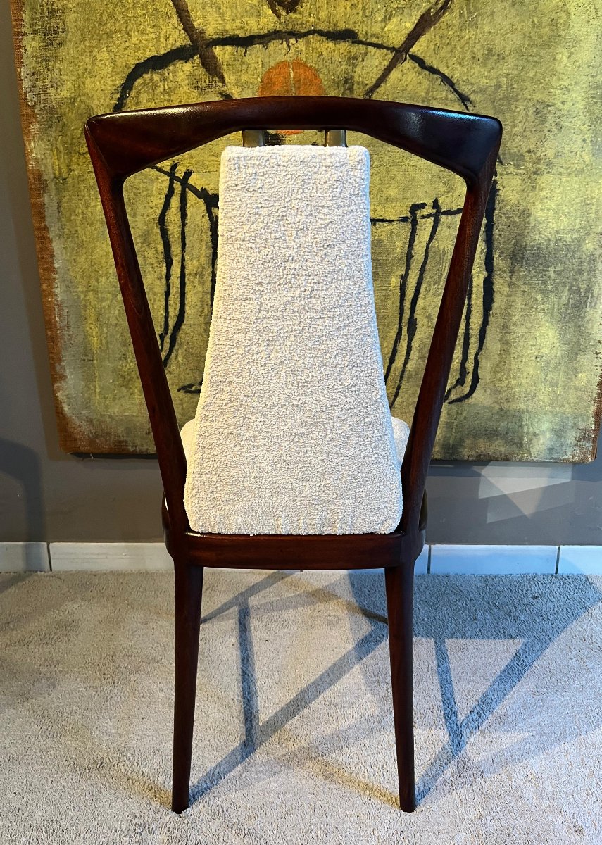 Osvaldo Borsani  sei sedie anni 50 -photo-5