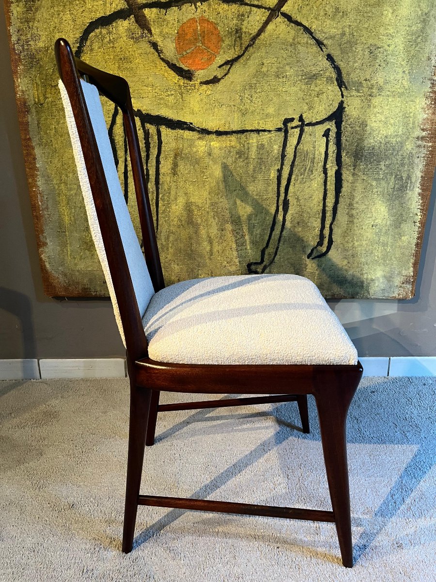 Osvaldo Borsani  sei sedie anni 50 -photo-6