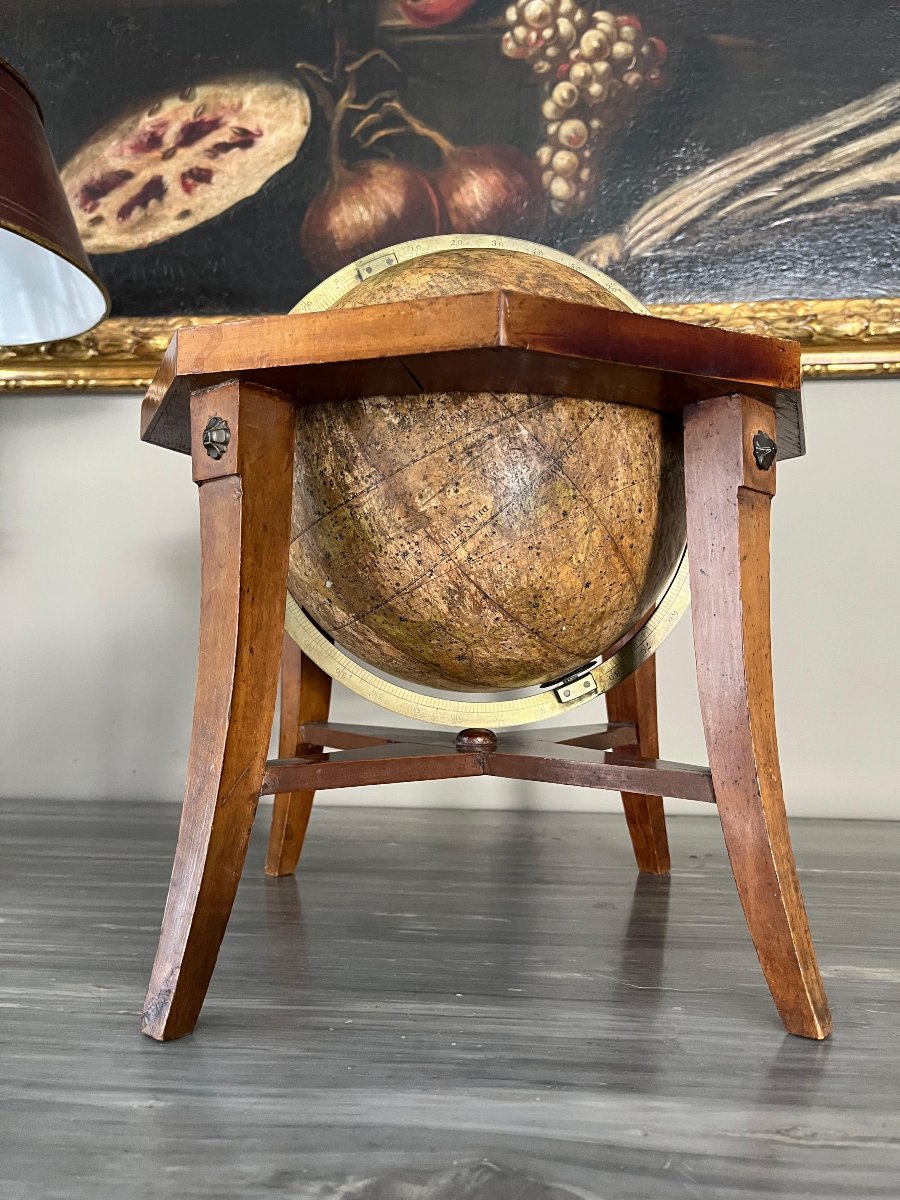 Globo celeste firmato e datato-photo-4