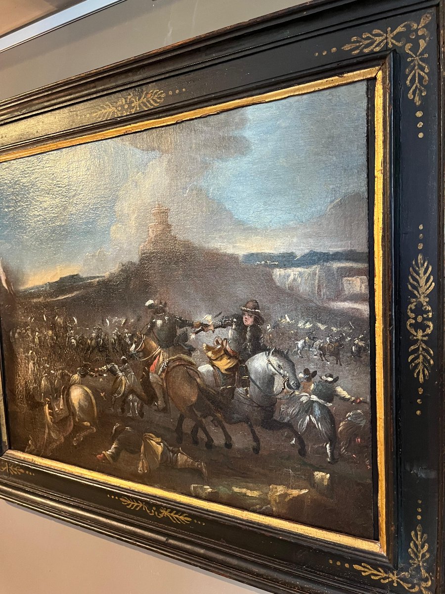 Battaglia - Ambito di Jaques Courtois detto il Borgognone 1621 - 1676-photo-4