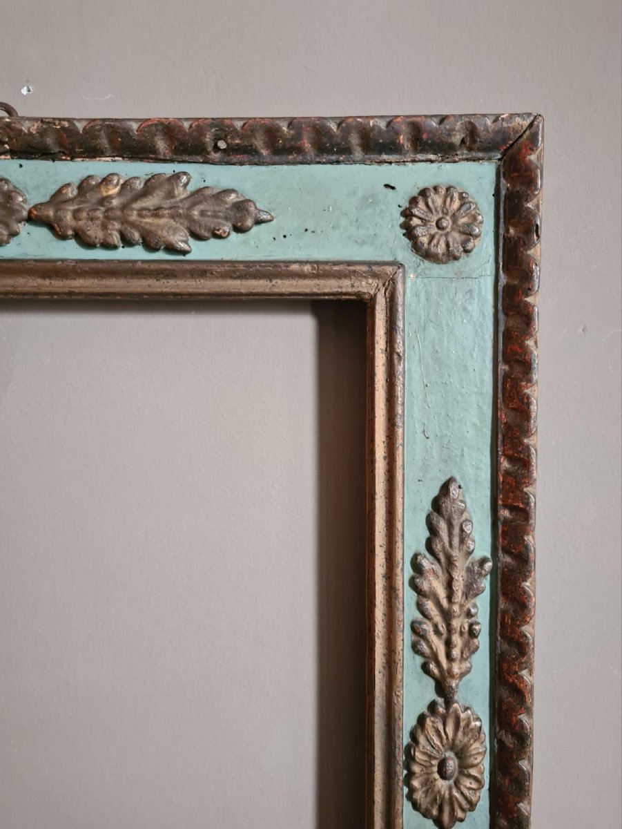 Cornice neo classica laccata, dorata e scolpita-photo-2