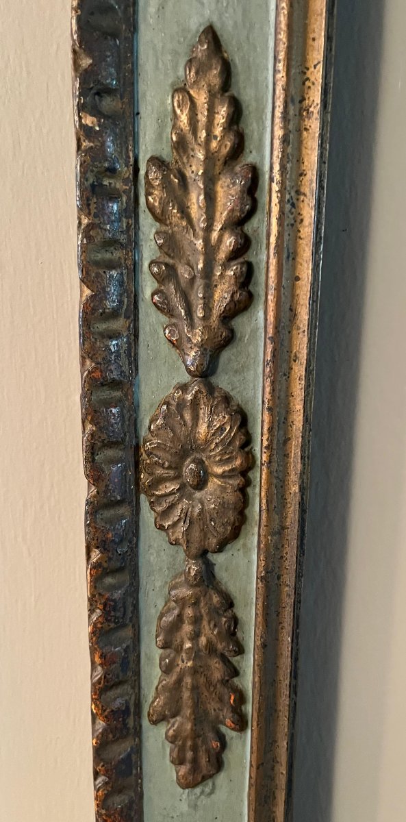 Cornice neo classica laccata, dorata e scolpita-photo-3