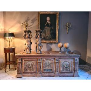 Cassapanca nuziale, XVIII secolo