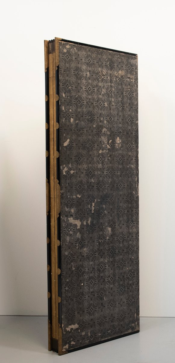 Paravento a sei pannelli raffigurante una veduta “rakuchū rakugai zu”-photo-5