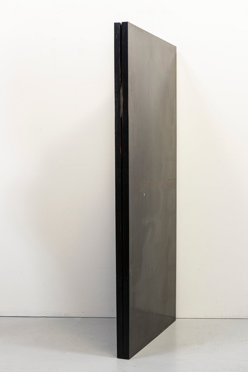 Paravento a due pannelli ‘Hohoe’ raffigurante una grande onda, firmato Gyokuhō saku -photo-4