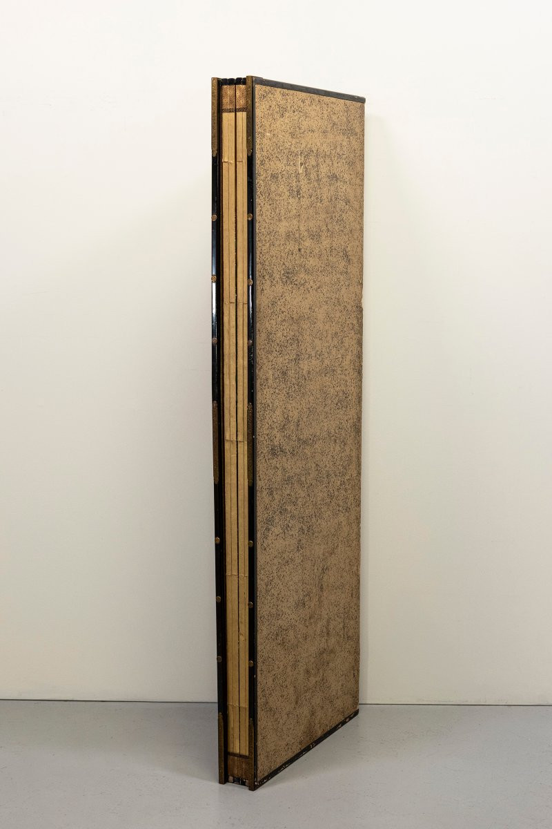 Paravento a sei pannelli con scene dal Genji Monogatari -photo-2