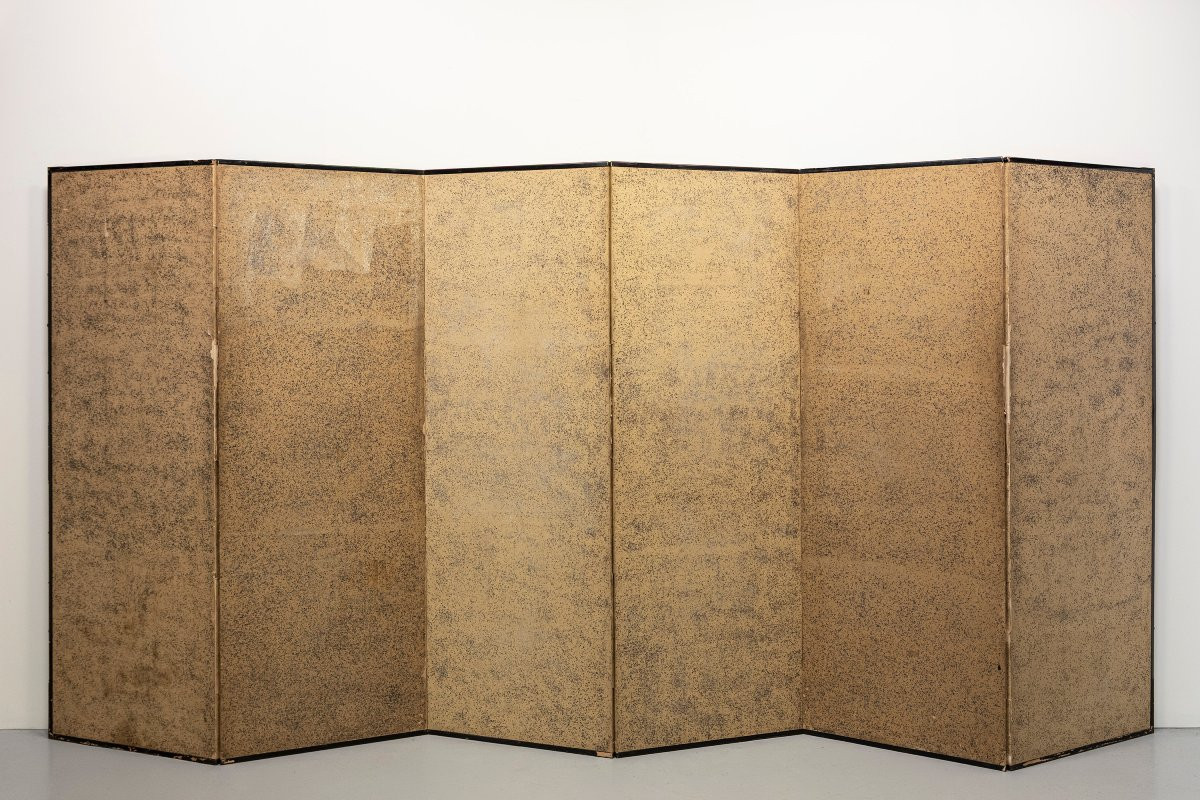 Paravento a sei pannelli con scene dal Genji Monogatari -photo-3