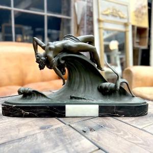 Jacques Limousin Spelter Sculpture