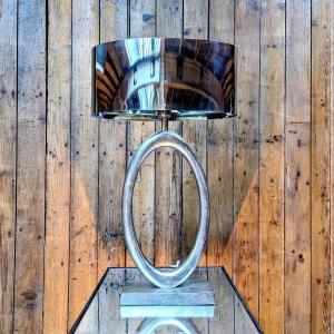Vintage Chrome-plated Brass Lamp